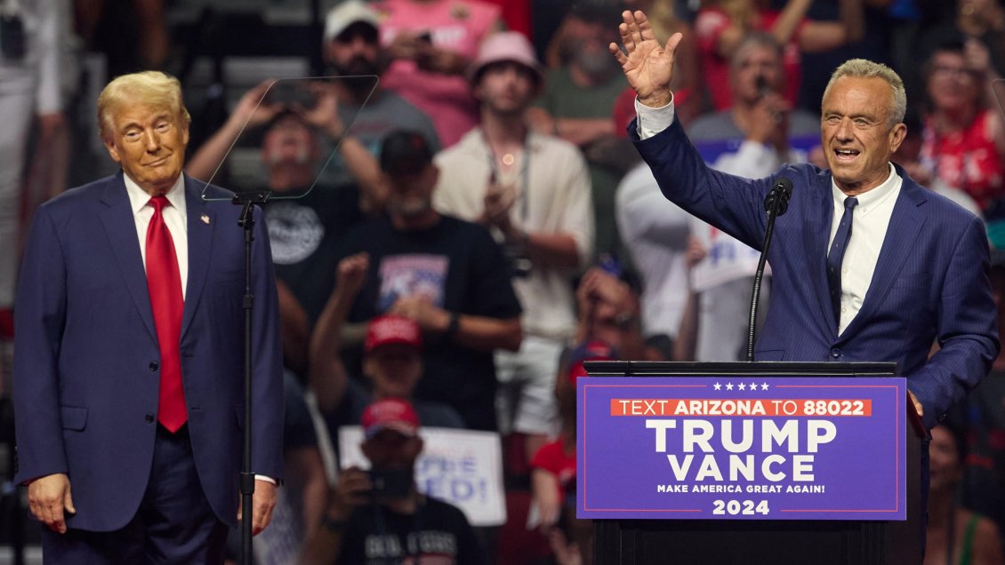Trump dice que Robert Kennedy Jr. ya tiene un trabajo en su eventual gobierno