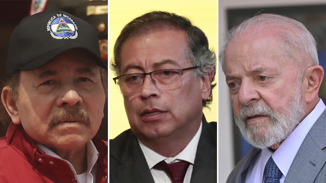 Daniel Ortega ataca a Lula y Petro y ofrece 