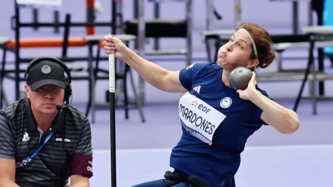 Francisca Mardones rozó el bronce en el lanzamiento de la bala