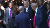 Harris y Trump se reencontraron post debate en homenaje a víctimas 11-S
