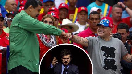   Maduro al alma de Maradona: 