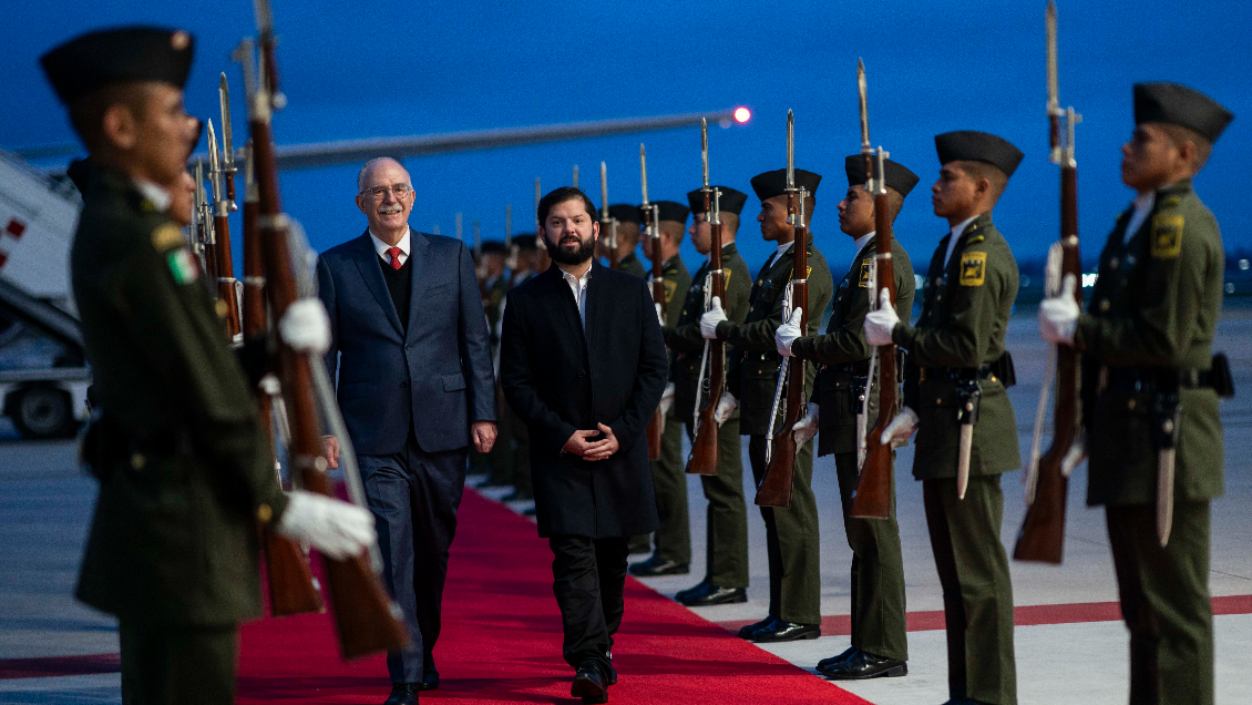 Presidente Boric está en México para asistir a investidura de Claudia Sheinbaum