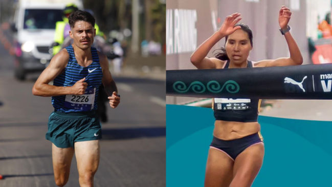 Matías Silva y Aydee Loayza se coronaron en el Maratón de Viña