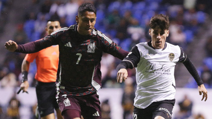   México terminó con un empate en su amistoso contra Valencia de España 