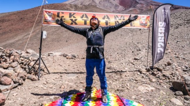 Atacameño Joel Colque impuso marca mundial en el Ckalama Extreme Ultra Trail Desert
