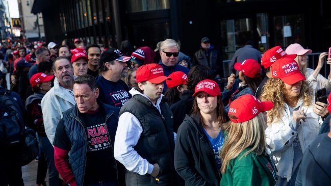 Trump congrega a miles de simpatizantes en Nueva York para su gran mitin