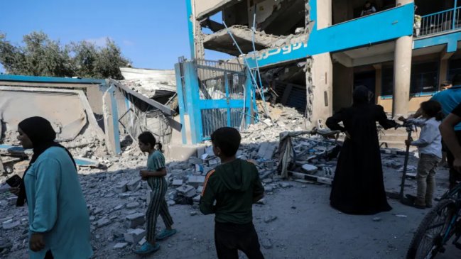 Dos misiles israelíes impactaron escuela ONU en Gaza: 10 muertos, incluidos niños