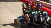 Eliseo Salazar mostró la electromovilidad en San Pedro de Atacama con los e-karts