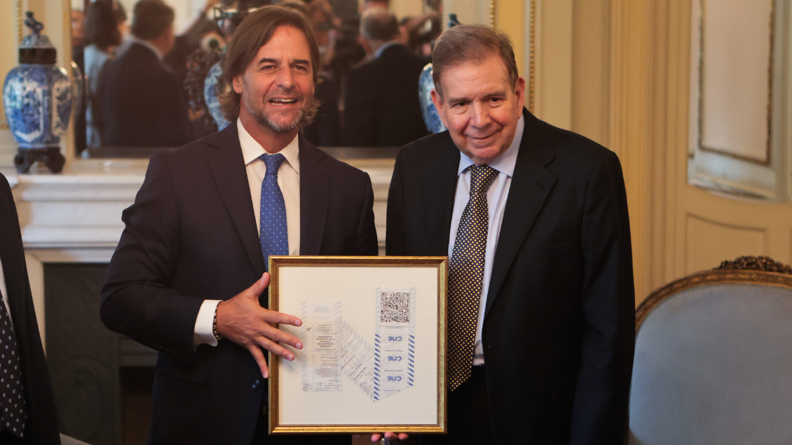 Edmundo González en Uruguay: 