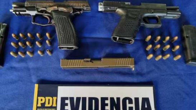 Hallan dos armas vinculadas con el Tren de Aragua en Viña del Mar