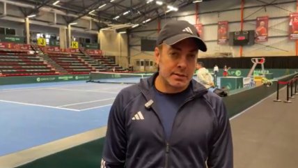   Nicolás Massú: El equipo se está acostumbrando a las condiciones de la cancha 