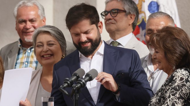 Presidente Boric reiteró su alegría por la reforma previsional: Cumplimos la palabra empeñada