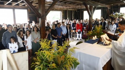  Así fue la misa en memoria de Sebastián Piñera en Bahía Coique  