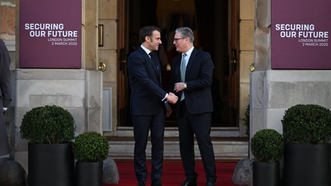 Reino Unido y Francia prepararán un plan de paz para Ucrania