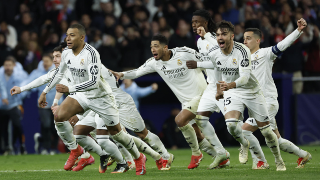 Real Madrid batió a Atlético en penales y logró un tenso avance a cuartos de Champions