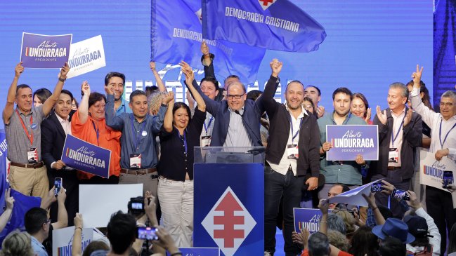 DC ratificó a Alberto Undurraga como su candidato presidencial