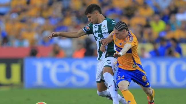 Bruno Barticciotto se perdió por lesión caída de Santos ante Tigres en la liga mexicana