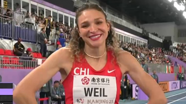 Martina Weil se quedó con el cuarto puesto en los 400 metros del Mundial Indoor