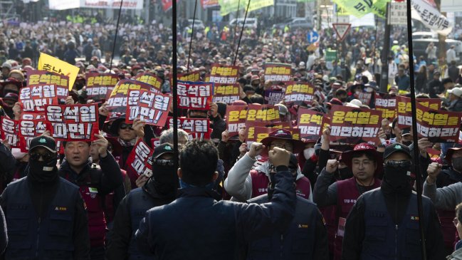 Constitucional surcoreano destituyó definitivamente a Yoon por su ley marcial