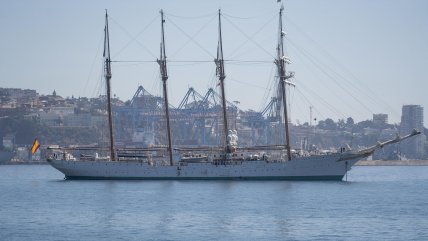   Buque de la princesa Leonor llegó a Valparaíso 