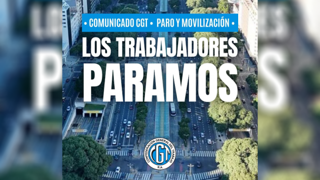 Sindicatos argentinos confirman que habrá huelga general este jueves