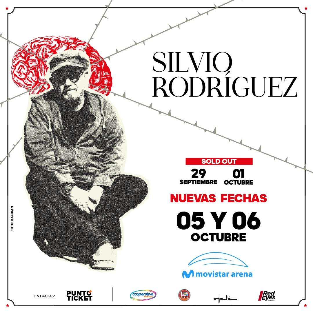 Silvio Rodríguez confirmó dos nuevas fechas en Chile