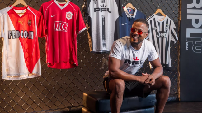 Patrice Evra hará su debut oficial en MMA y retó a Luis Suárez