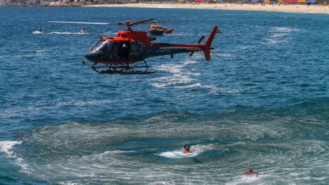 Helicóptero naval sufrió accidente en Concón: dos marinos a bordo cayeron