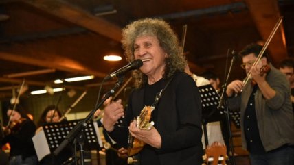   Illapu hizo un show sinfónico en plena Estación Baquedano 