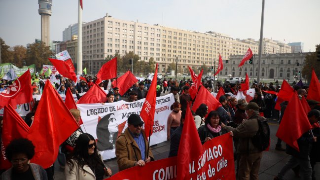 Incidentes aislados en cierre de marcha por Día del Trabajador en Eje Alameda