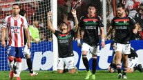Sudamericana: Palestino celebró en Argentina tras remontar ante Unión de Santa Fe