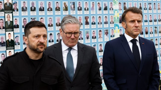 Líderes europeos amenazan a Putin con sanciones si no acepta tregua de al menos un mes