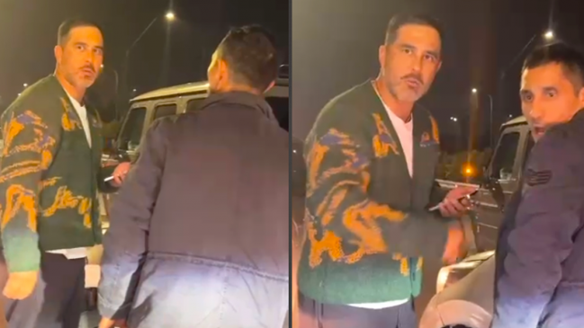 Claudio Bravo increpó en plena Ruta 5 a conductor en estado de ebriedad