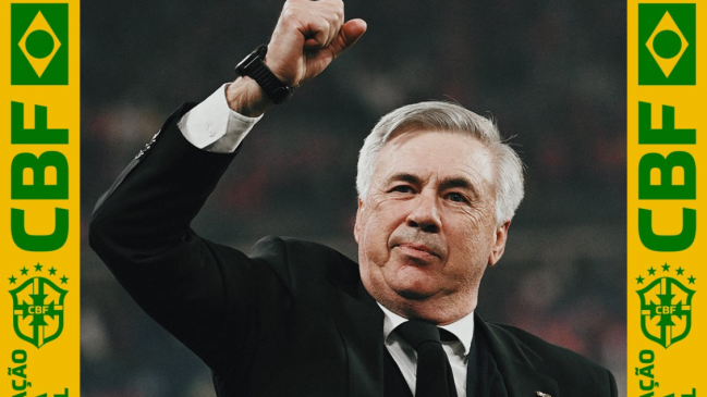 Oficial: Brasil confirmó a Carlo Ancelotti como su nuevo seleccionador