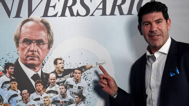 Marcelo Salas participó en el aniversario 25 del último Scudetto de Lazio