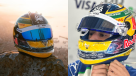 Isack Hadjar homenajeó a Ayrton Senna con un casco especial para el GP de Mónaco