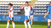 La Roja femenina venció al club SE AEM en su primer amistoso por Cataluña