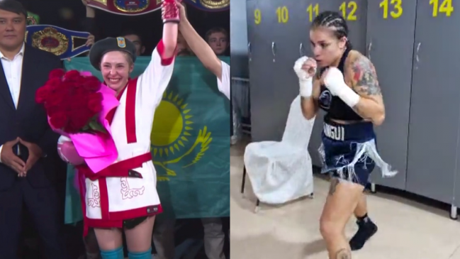 Angelina Lukas retuvo el título mundial por retiro de Daniela “Leona” Asenjo