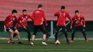 La Roja completó un nuevo entrenamiento que quedó marcado por la baja de Aravena