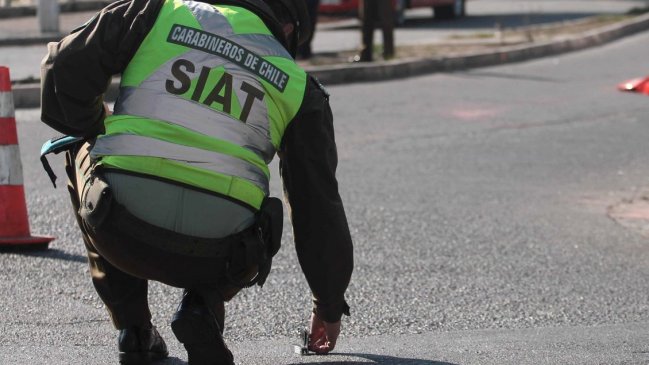 Accidente de tránsito múltiple dejó a copiloto con lesiones graves en La Pintana
