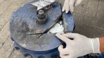 Incautan 214 kilos de cocaína ocultos en brocas de perforación minera