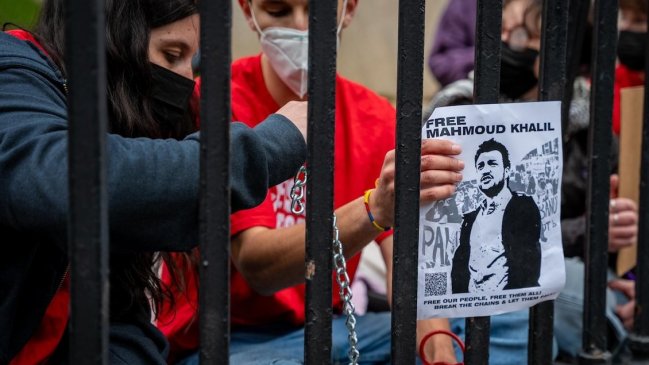 EE.UU: Después de tres meses recluido, activista palestino dejó cárcel migratoria