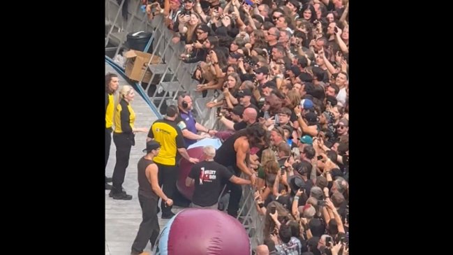 Jason Momoa se desató en la despedida de Black Sabbath
