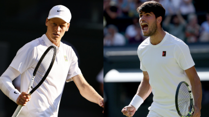  Jannik Sinner y Carlos Alcaraz se enfrentan en la final de Wimbledon  