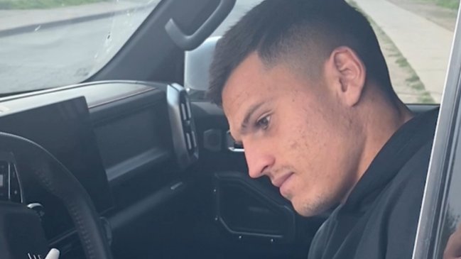[VIDEO] Así reaccionó Lucas Cepeda al ser consultado por los gestos obscenos ante la U