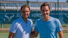 Reunión de cracks: Roger Federer visitó a Rafael Nadal en Menorca