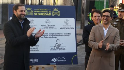   Recoleta y Providencia sellaron alianza por la seguridad de Bellavista 