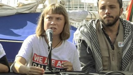   Greta Thunberg en zarpe de nueva Flotilla a Gaza: 