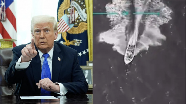 Trump tras el ataque a una embarcación cerca de Venezuela: 