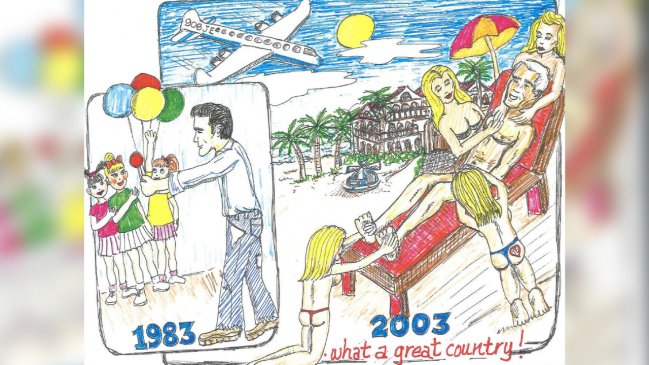 Fotos, dibujos y chistes sexuales: Así es el libro de cumpleaños de Jeffrey Epstein